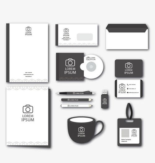 企業(yè)視覺設計模板 打造高效辦公用品的形象統(tǒng)一之道